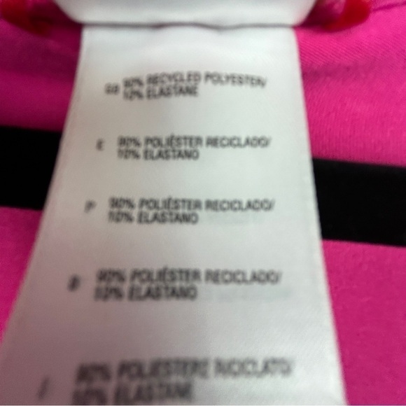 The North Face Floral Pink Vapor Wick Short Sleeve Henley Top Large - Picture 8 of 13